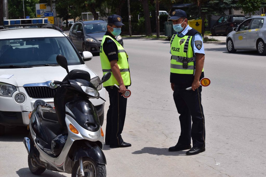 Сообраќајни контроли кон возачи на мотоцикли во Охрид, санкционирани три лица